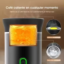 Cafetera Nomadia espresso portátil 3 en 1 autocalentable 20 Bar USB C