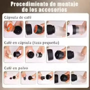 Cafetera Nomadia espresso portátil 3 en 1 autocalentable 20 Bar USB C
